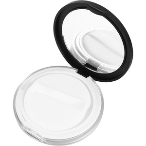 image:imageBeaupretty Portable Loose Powder Box with Puff Compact Empty Powder Case 295In Travel Cosmetic Container Lightweight Refillable Makeup AccessoryBlack