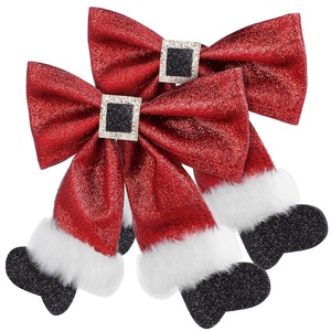 image:imageBeaupretty Red Hair Bow 2PCS Christmas Hair Bow Xmas Bow Hair Clip Christmas Barrettes Holiday Hairpins Hair Accessories
