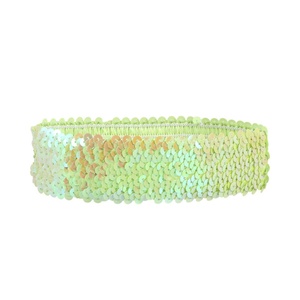 image:imageBeaupretty Sequin Headband Sparkly Elastic Hairband for Women Girls Glitter Hair Accessory for Holding Hair Out of Eyes Birthday Party Cosplay Halloween Festival Carnival CheerleaderLight Green