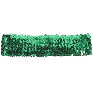image:imageBeaupretty Sequin Headband Sparkly Elastic Hairband for Women Girls Glitter Hair Accessory for Holding Hair Out of Eyes Birthday Party Cosplay Halloween Festival Carnival CheerleaderGreen