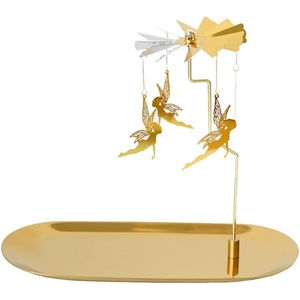 image:imageBeaupretty Spinning Candle Holder Carousel Table Rotating Tea Light Holder for Valentines Day