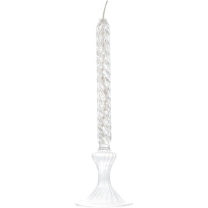 image:imageBeaupretty Taper Candles Oil Refillable Glass Tapers Glass Oil Candle Dinner Candle Transparent Refillable Pillar Candle Oil Lamp for Wedding Valentines Day23X7X7CM