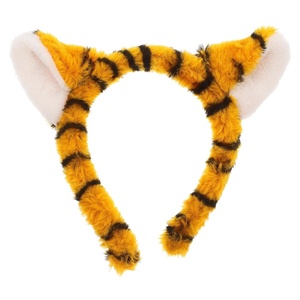 image:imageBeaupretty Tiger Ear Headband Halloween Animal Ear Headpiece Makeup Spa Cosplay Costume Headwear Hair Accessories for Women Girls Adult1 Count Pack of 1