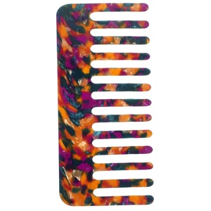 image:imageBeaupretty Wide Tooth Comb Tortoiseshell Hair Comb Simple Vintage Barber Shop s Anti Static Plastic Large Hairdressing Tools For Salon Styling Home ColoursColor 4