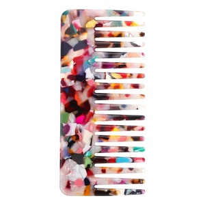 image:imageBeaupretty Wide Tooth Comb Tortoiseshell Hair Comb Simple Vintage Barber Shop s Anti Static Plastic Large Hairdressing Tools For Salon Styling Home ColoursColours