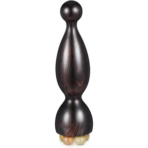 image:imageBeaupretty Wooden Facial Massage Stick Sandalwood Eye Massager Tool for Women Face Massage Stick Acupoint Relief Portable Spa Tool