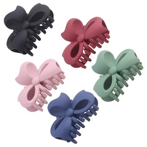 image:imageGirl Hair Clips 5PCS Hair Claw Clip Clutcher Crab Jaw Barrettes Grips Clamps Clasps Pin Buns Braids Accessories For Women Assorted Color